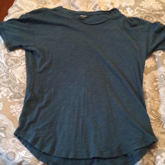 Madewell turquoise T-shirt size medium - Picture 6 of 6